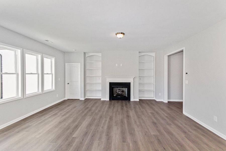 Representative unfurnished interior of a home built from the Nicklaus by RiverWILD Homes in Riverwood Ranch, Clayton (Image 14).