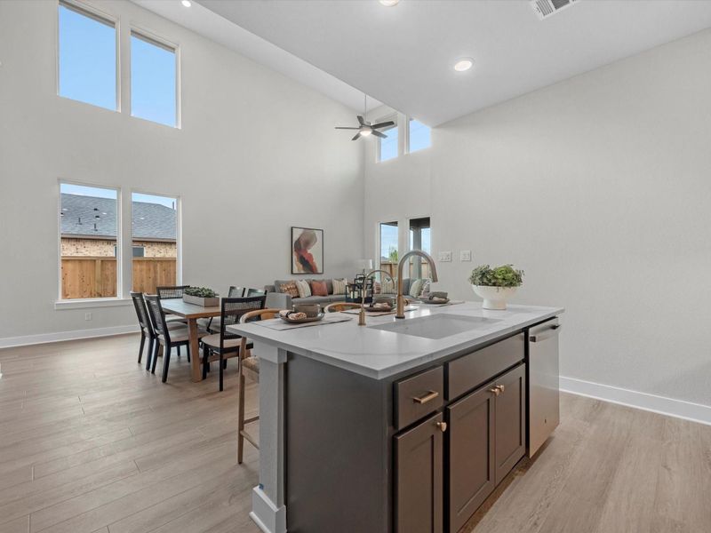 Furnished interior view inside a new home in Trillium 40′, Richmond (Image 5).
