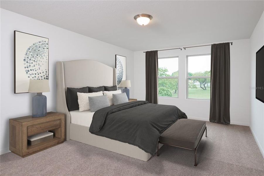 Furnished interior view inside a new home in Oakfield Lakes, Parrish (Image 5). Furnished interior view inside a new home in Oakfield Lakes, Parrish (Image 5).