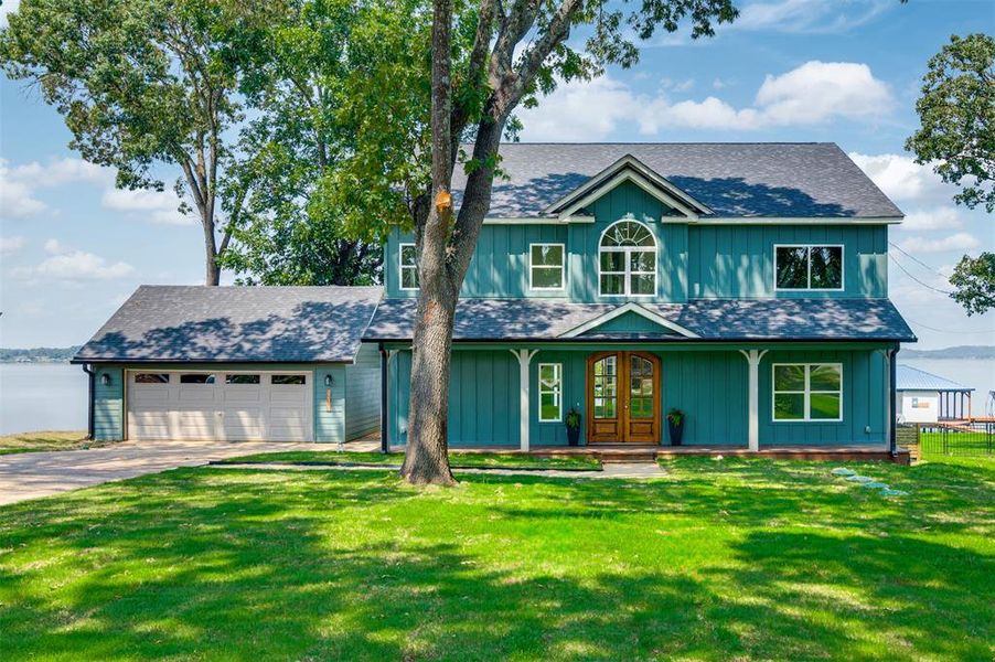 Front exterior of a new home in , Chandler, TX, highlighting curb appeal (Image 2). Front exterior of a new home in , Chandler, TX, highlighting curb appeal (Image 2).