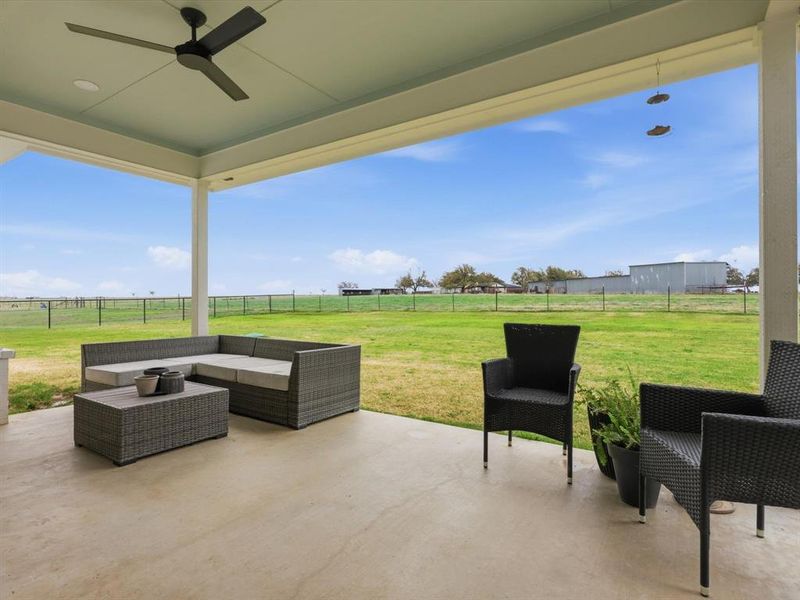 Exterior details and patio area of a home in , Weatherford (Image 20).