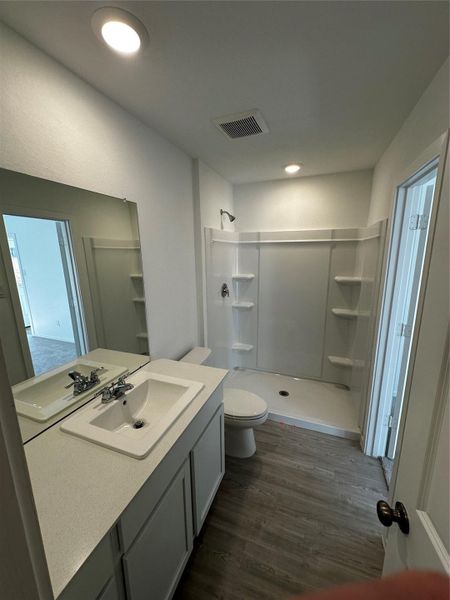 Pics are not of actual home.  They are a representative of a home of the same floor plan