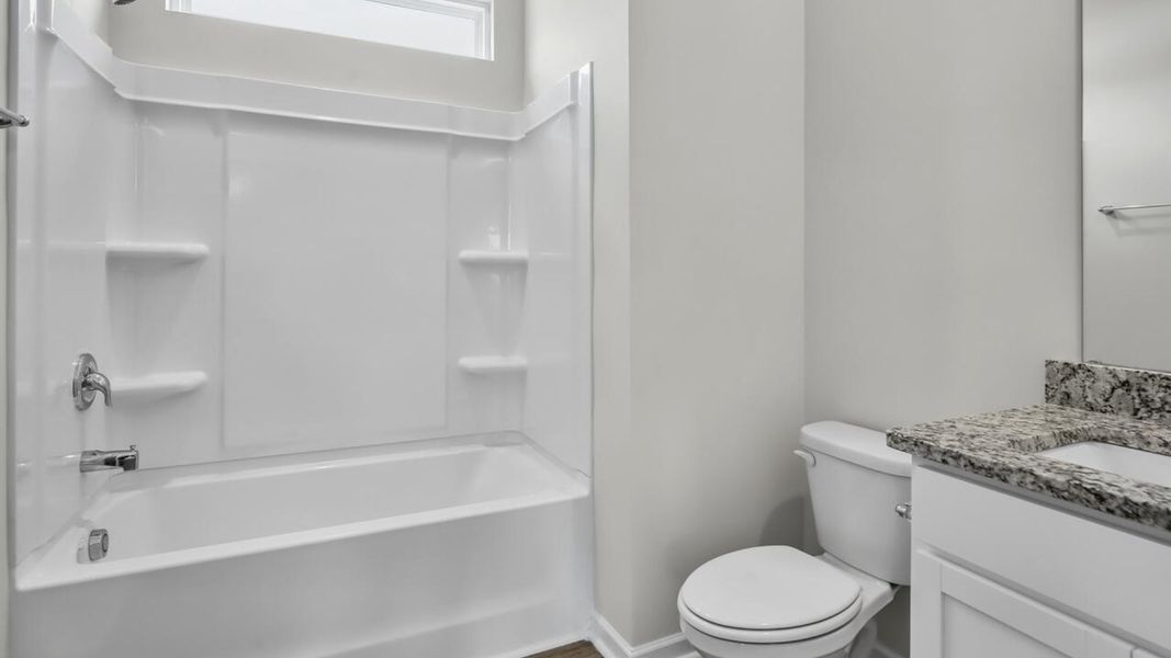 Furnished interior view inside a new home in Surfside Landing, Hubert (Image 9). Furnished interior view inside a new home in Surfside Landing, Hubert (Image 9).