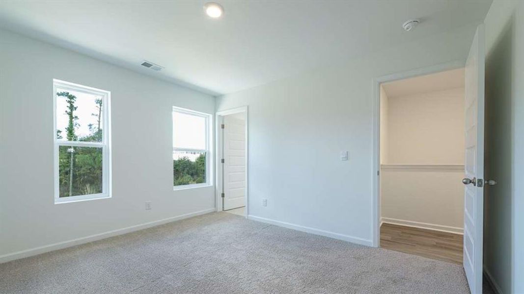 Spacious, unfurnished interior of a new home in Townes at Asbury, Hapeville (Image 9).