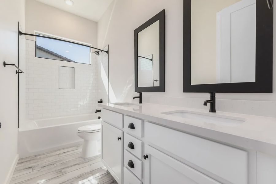 Furnished interior view inside a new home in Valencia at Granite Vista, Waddell (Image 10).