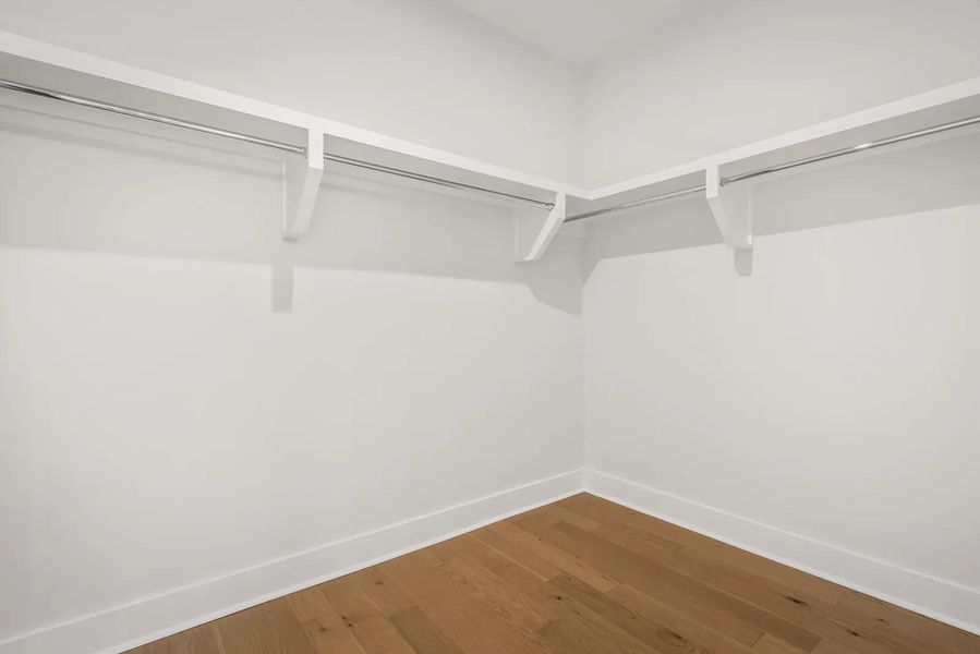 The Dahlia B Primary Suite Bedroom Closet