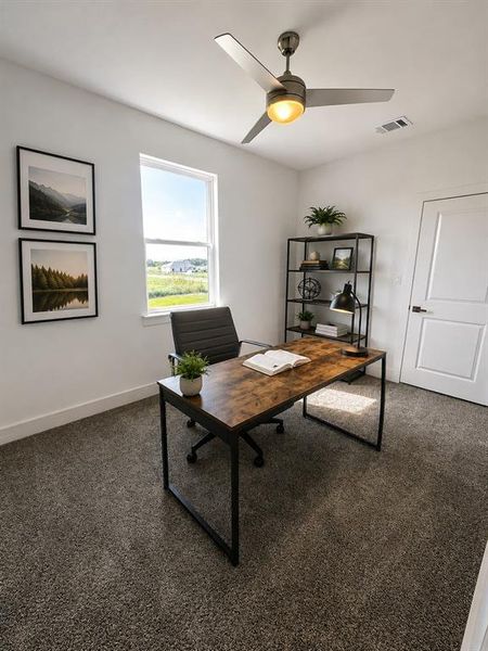 Furnished interior view inside a new home in , Kaufman (Image 10).