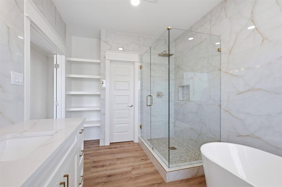 Furnished interior view inside a new home in , Houston (Image 7).