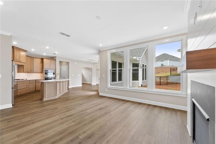 Spacious, unfurnished interior of a new home in The Courtyards at Bailey Farm, Dacula (Image 30).