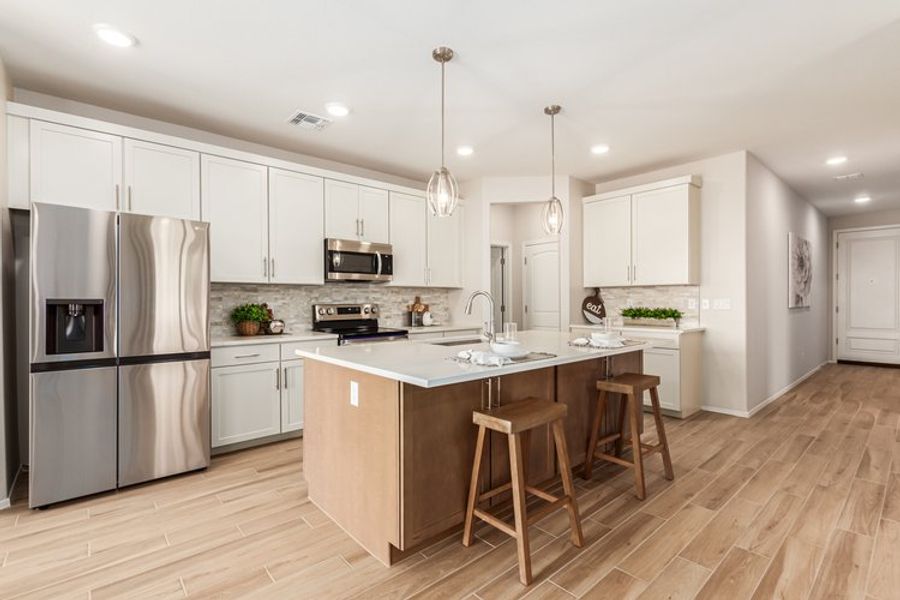 Representative furnished interior of a home built from the Hermosa by Courtland Communities in Maple at North Copper Canyon, Surprise (Image 11).
