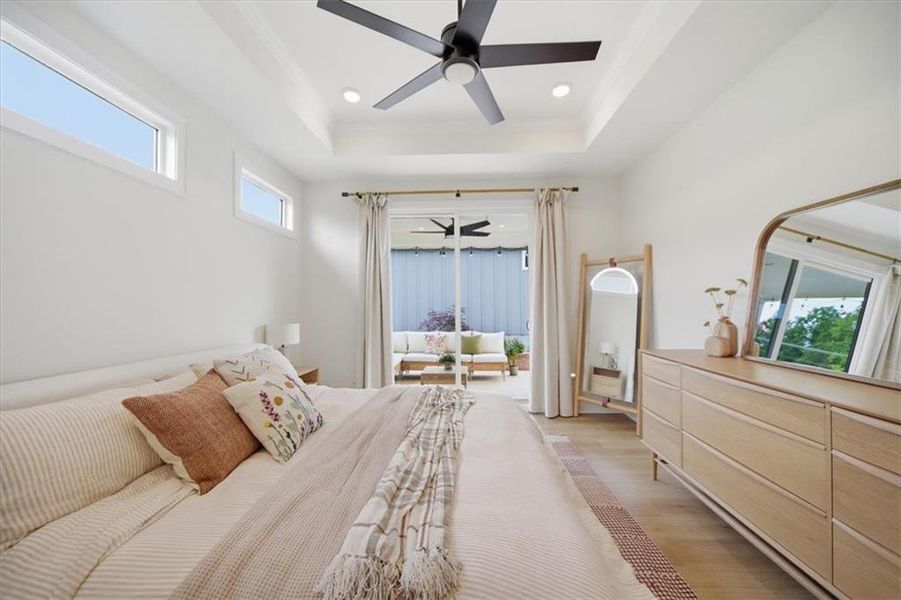 Furnished interior view inside a new home in , Canton (Image 18).