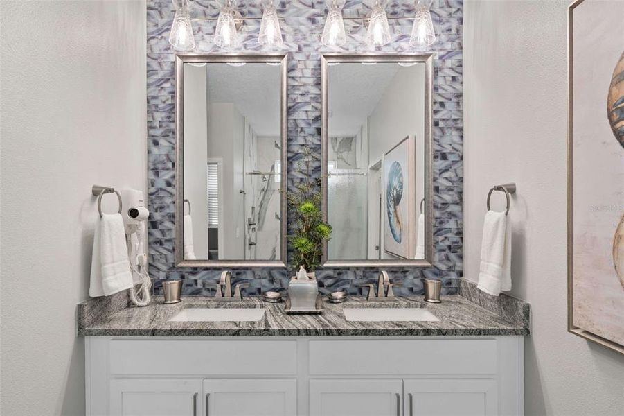 Furnished interior view inside a new home in , Kissimmee (Image 35).