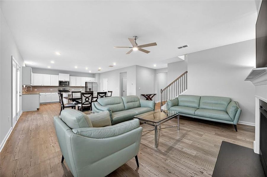 Furnished interior view inside a new home in Bedford Estates, Atlanta (Image 39).