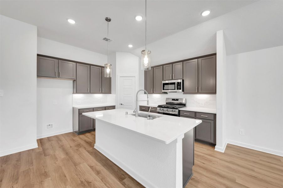 Furnished interior view inside a new home in Sorella, Tomball (Image 6).