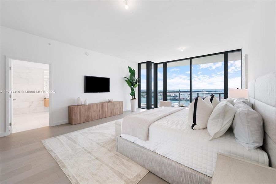 Furnished interior view inside a new home in Five Park, Miami (Image 22). Furnished interior view inside a new home in Five Park, Miami (Image 22).