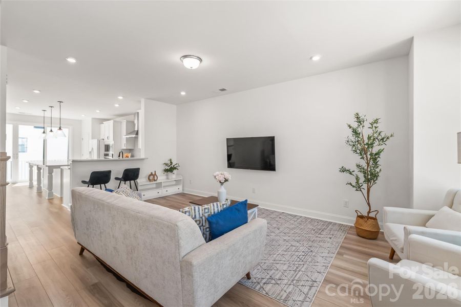 Furnished interior view inside a new home in , Charlotte (Image 13).