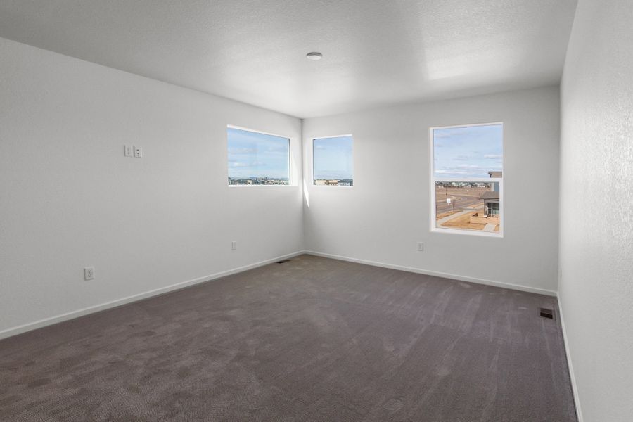 Spacious, unfurnished interior of a new home in Trailside, Timnath (Image 25). Spacious, unfurnished interior of a new home in Trailside, Timnath (Image 25).