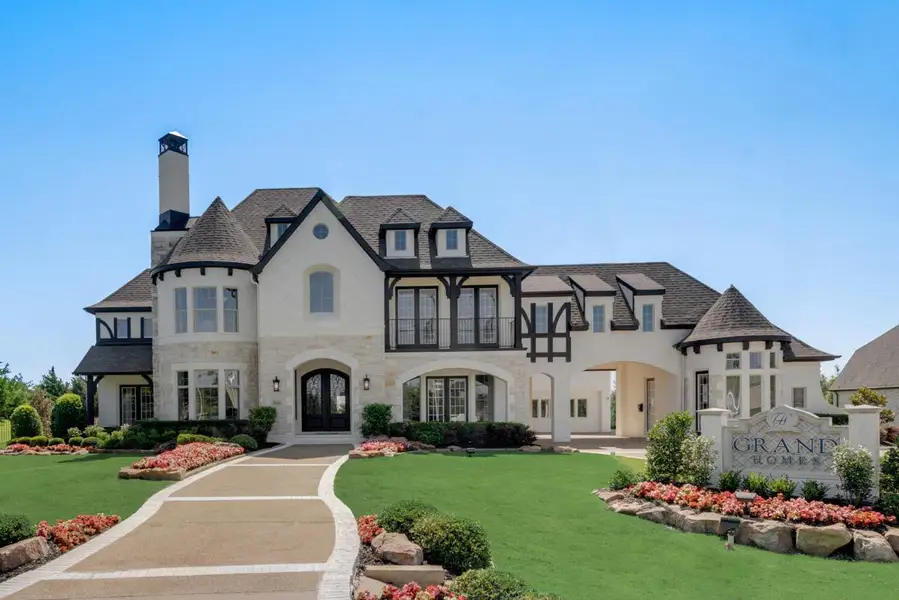 Representative exterior photo of a completed home built from the Hamptons by Grand Homes in Whitestone Estates, Parker, TX (Image 2).