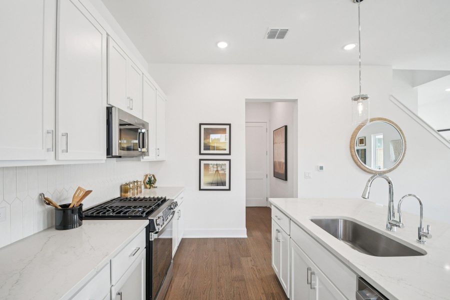 Furnished interior view inside a new home in Novel, Austin (Image 32).