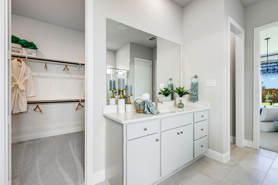 Furnished interior view inside a new home in South Oak, Lakewood Village (Image 12).