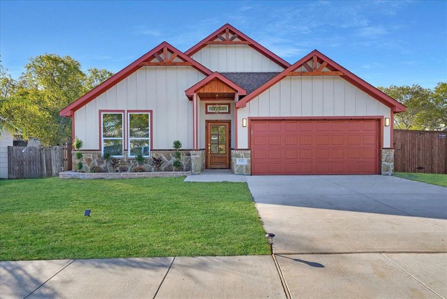 Front exterior of a new home in , White Settlement, TX, highlighting curb appeal (Image 20).