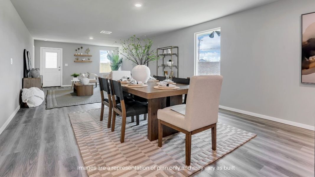 Furnished interior view inside a new home in Deer Meadows, Odessa (Image 8).