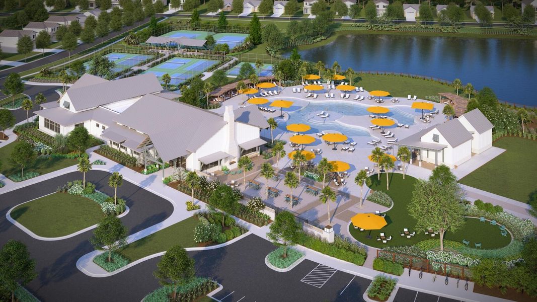 Furnished interior view inside a new home in , Summerville (Image 20).