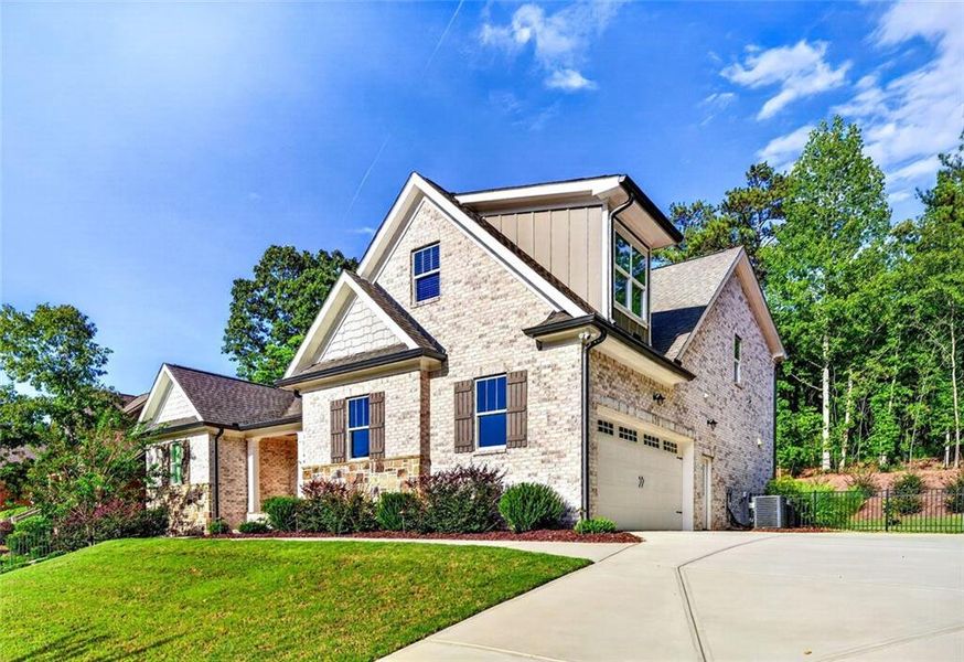 Front exterior of a new home in , Bishop, GA, highlighting curb appeal (Image 35).