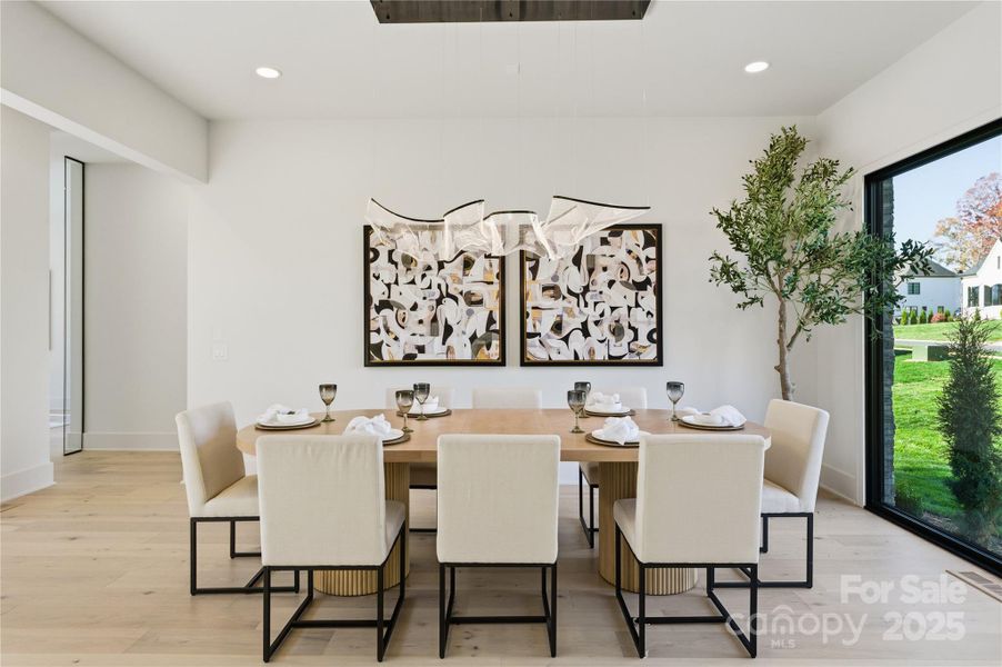 Furnished interior view inside a new home in , Matthews (Image 10).