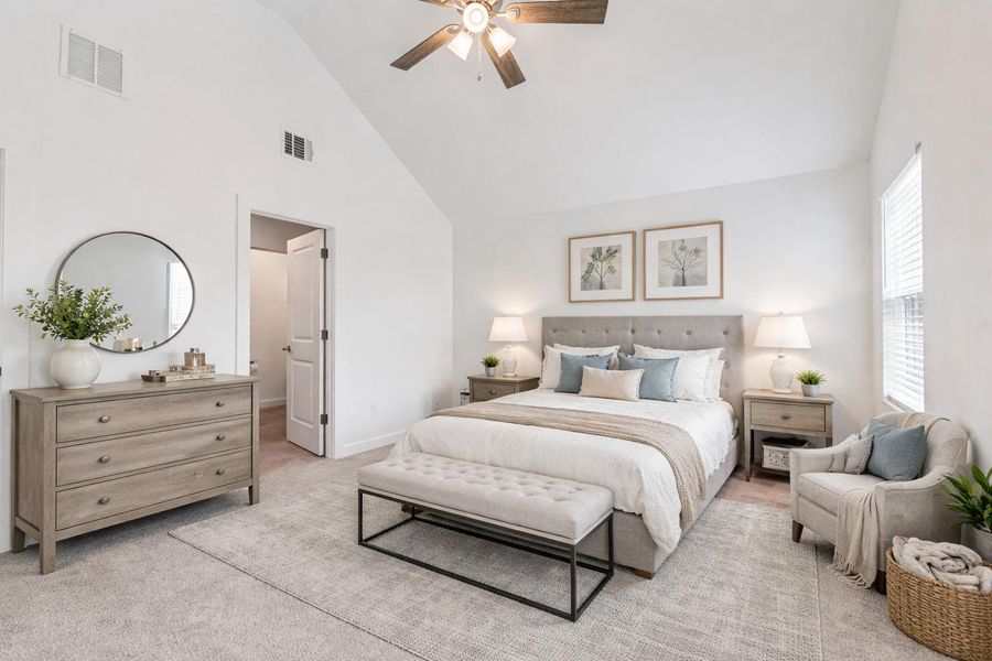 Furnished interior view inside a new home in , Wimberley (Image 17).