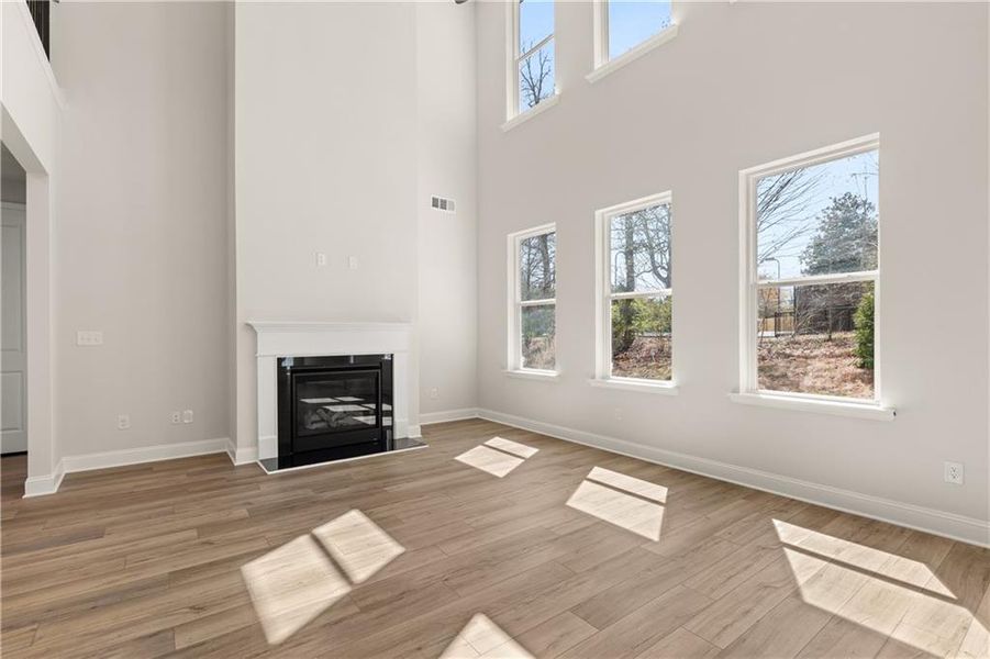 Spacious, unfurnished interior of a new home in Melody Lakeside Estates, Buford (Image 26). Spacious, unfurnished interior of a new home in Melody Lakeside Estates, Buford (Image 26).