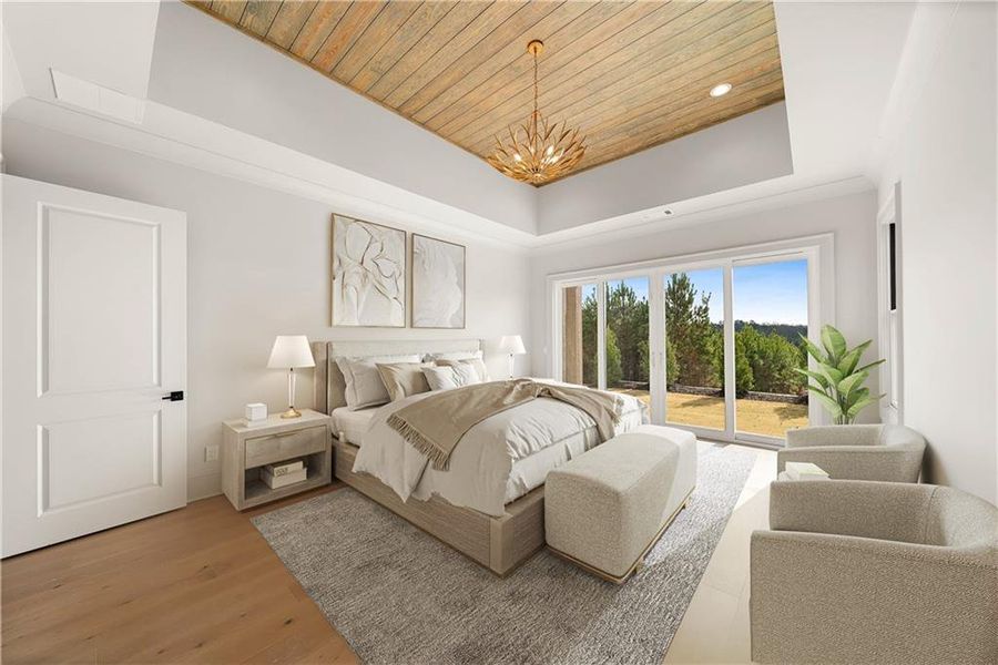 Furnished interior view inside a new home in , Alpharetta (Image 10).