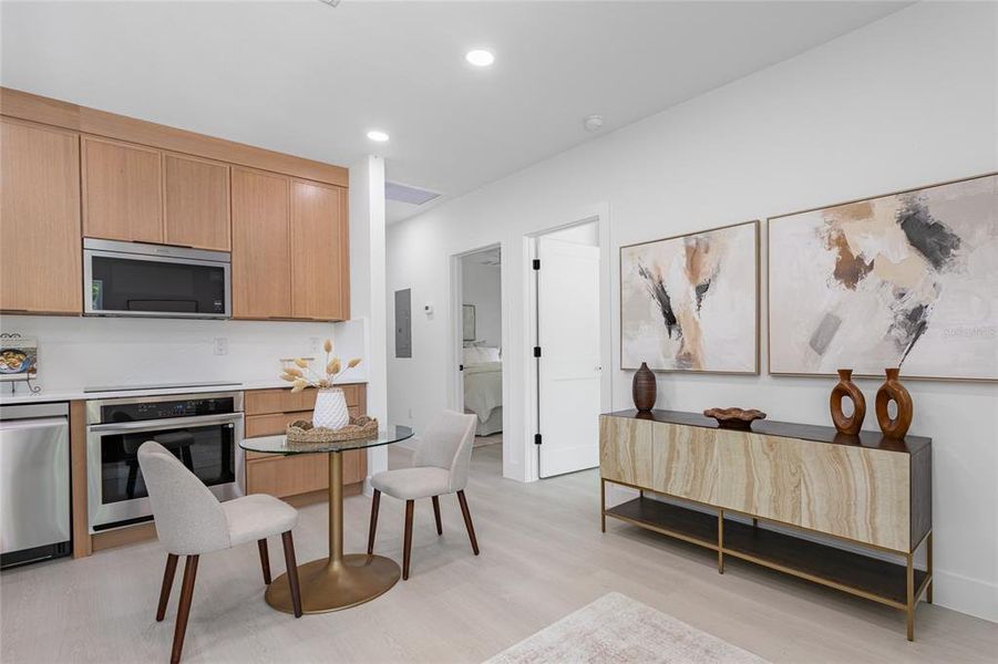 Furnished interior view inside a new home in , St. Petersburg (Image 18).
