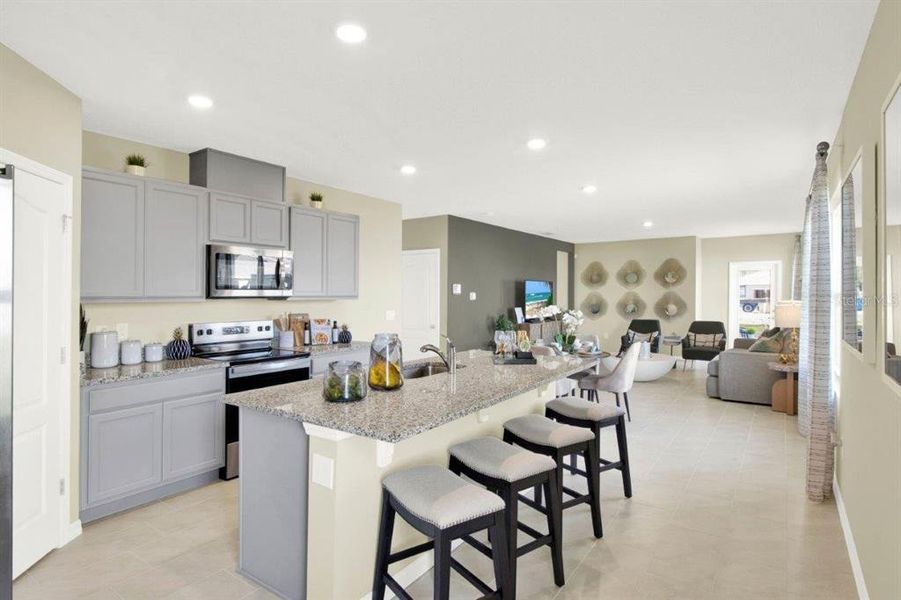 Furnished interior view inside a new home in Villamar, Winter Haven (Image 6).