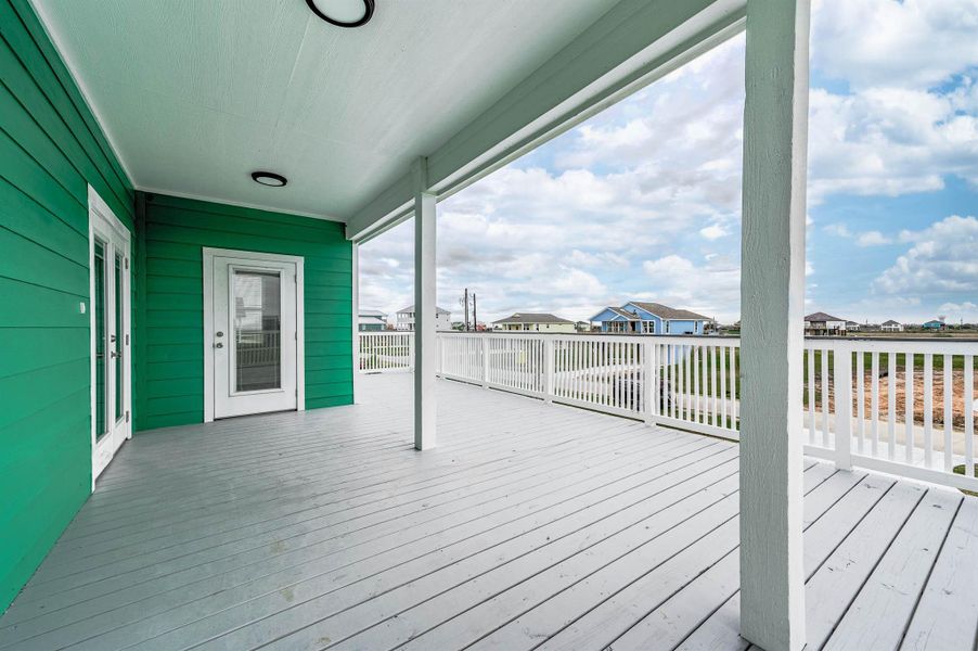 Exterior details and patio area of a home in , Galveston (Image 3). Exterior details and patio area of a home in , Galveston (Image 3).