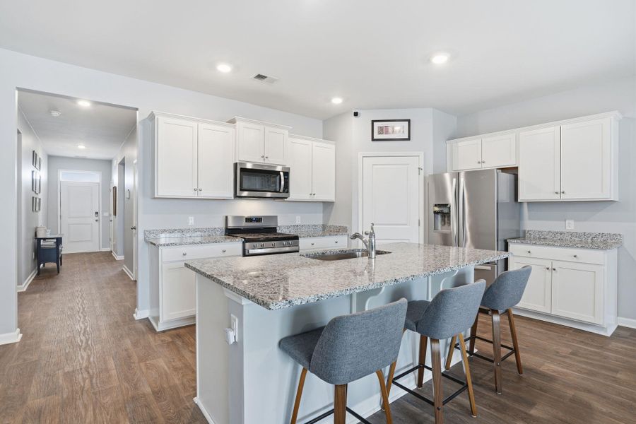 Furnished interior view inside a new home in , Summerville (Image 8).
