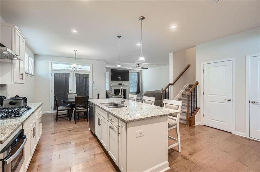 Furnished interior view inside a new home in , Dallas (Image 15).