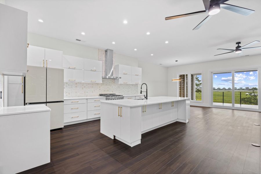 Furnished interior view inside a new home in , Pawleys Island (Image 4).