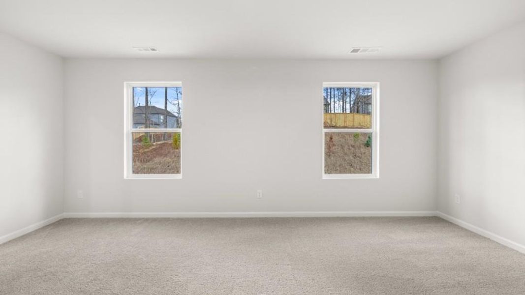 Spacious, unfurnished interior of a new home in Parkside at Carter Grove, Cartersville (Image 29).