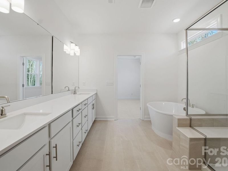 Furnished interior view inside a new home in Enclave at Belmont, Belmont (Image 16).