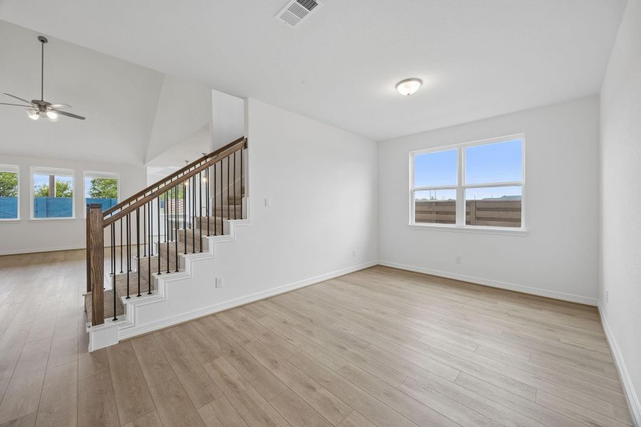 Spacious, unfurnished interior of a new home in Austin Point, Richmond (Image 16).