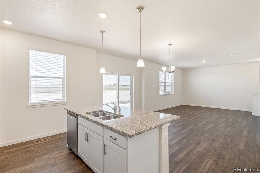 Furnished interior view inside a new home in Spring Valley Ranch, Elizabeth (Image 6).