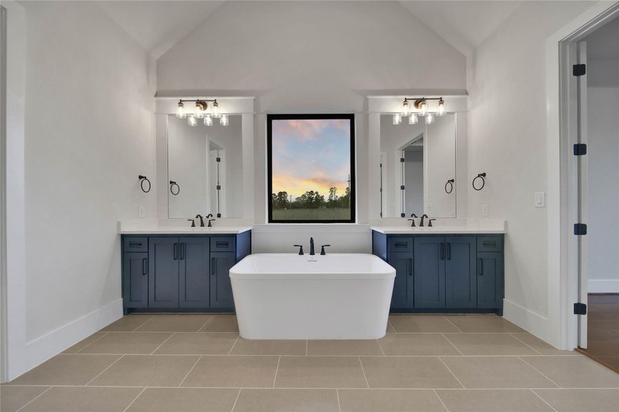 Furnished interior view inside a new home in High Meadow Estates, New Waverly (Image 18).