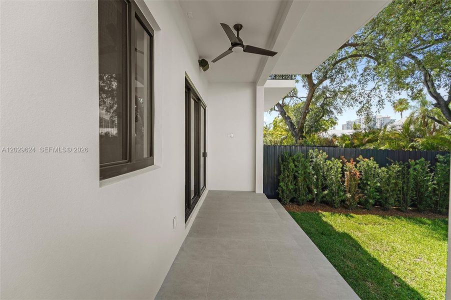 Exterior details and patio area of a home in , Miami (Image 30).