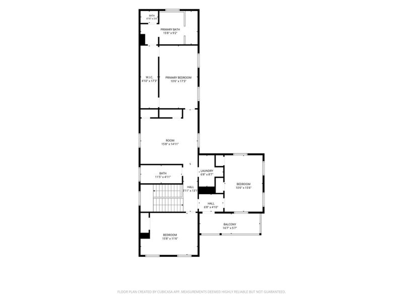 SECOND FLOOR dimensions at 1521 Ovid. SECOND FLOOR dimensions at 1521 Ovid.