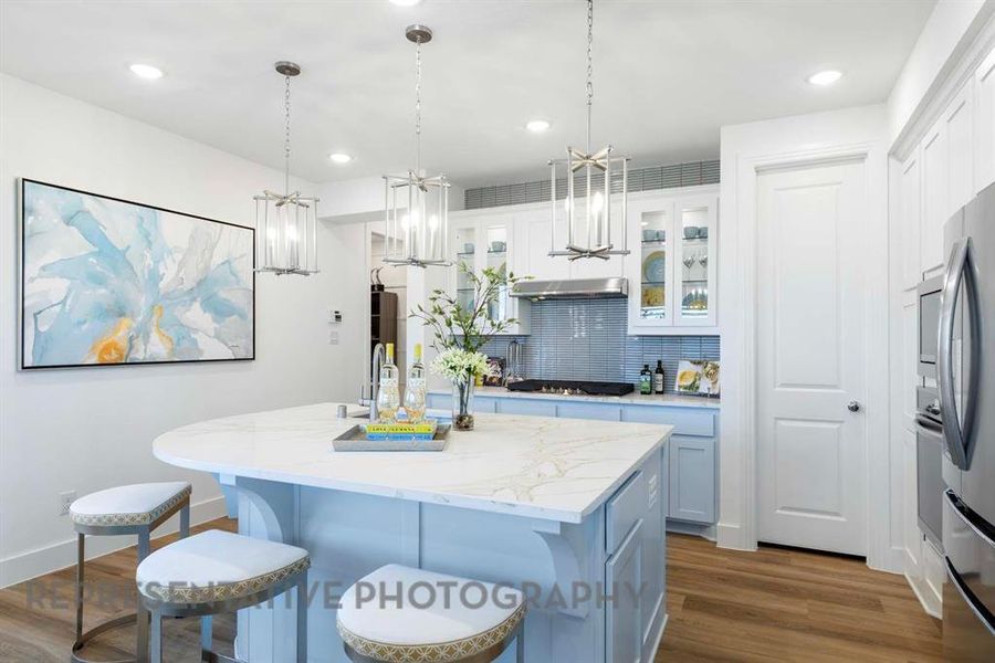 Furnished interior view inside a new home in Aster Park: 40ft. lots, McKinney (Image 23).