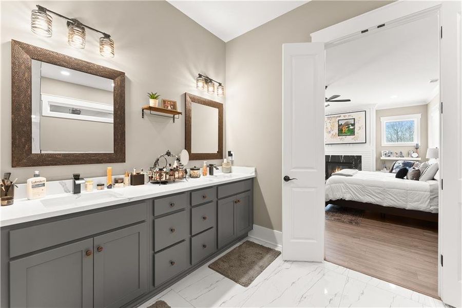 Furnished interior view inside a new home in , Dawsonville (Image 17).