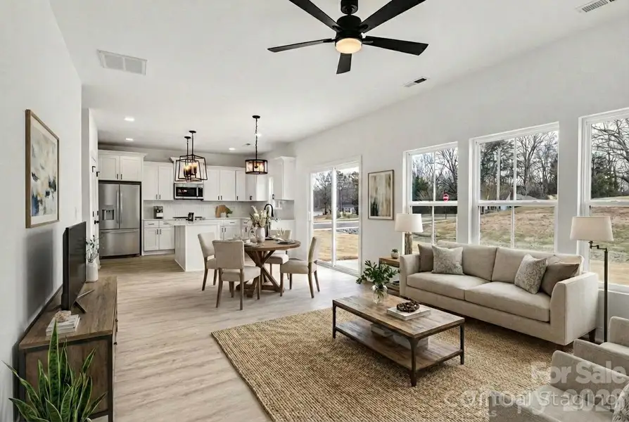 Furnished interior view inside a new home in , Kannapolis (Image 3).