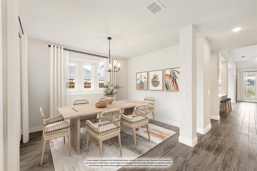 Furnished interior view inside a new home in Sonoma Verde, McLendon-Chisholm (Image 10).