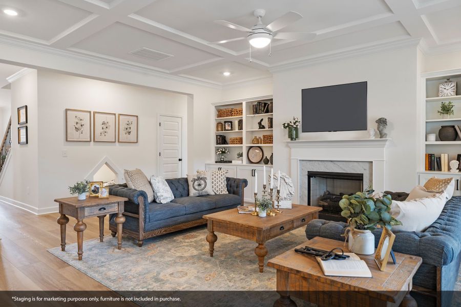 Furnished interior view inside a new home in Foxhall Landing, Easley (Image 15). Furnished interior view inside a new home in Foxhall Landing, Easley (Image 15).